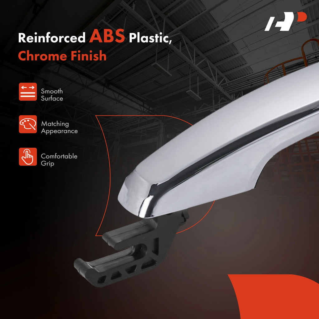 Front Driver Exterior Door Handle with Keyhole for Cadillac Chevy Buick