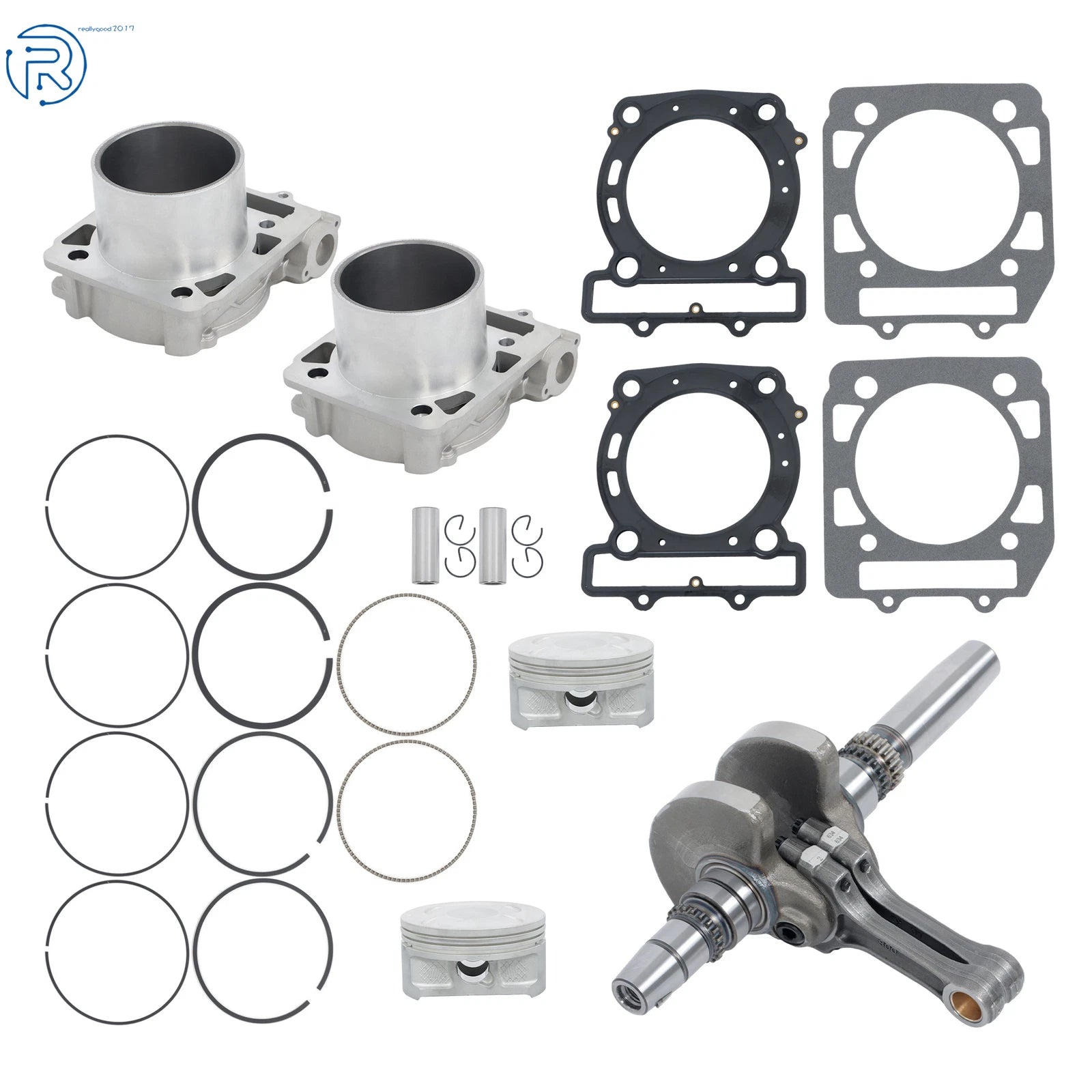 Set of 2 Cylinder Repair Kits for Hisun 800 (2015–2023)