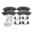 Set of 4 TRW Pro Front Ceramic Brake Pads for Buick Chevy Isuzu GMC Oldsmobile Saab