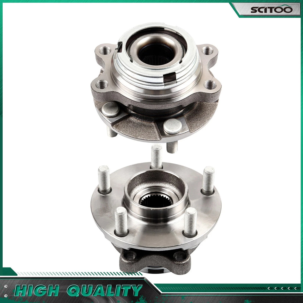 2X Front Wheel Bearing Hub for Nissan Altima Maxima Murano Pathfinder JX35 QX60 (2013–2019)
