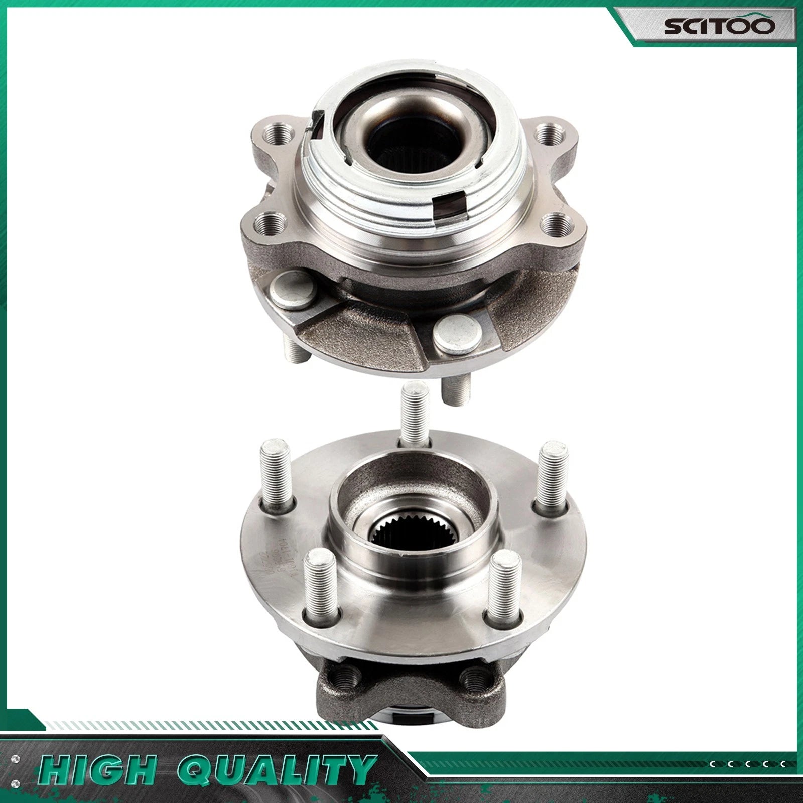 2X Front Wheel Bearing Hub for Nissan Altima Maxima Murano Pathfinder JX35 QX60 (2013–2019)
