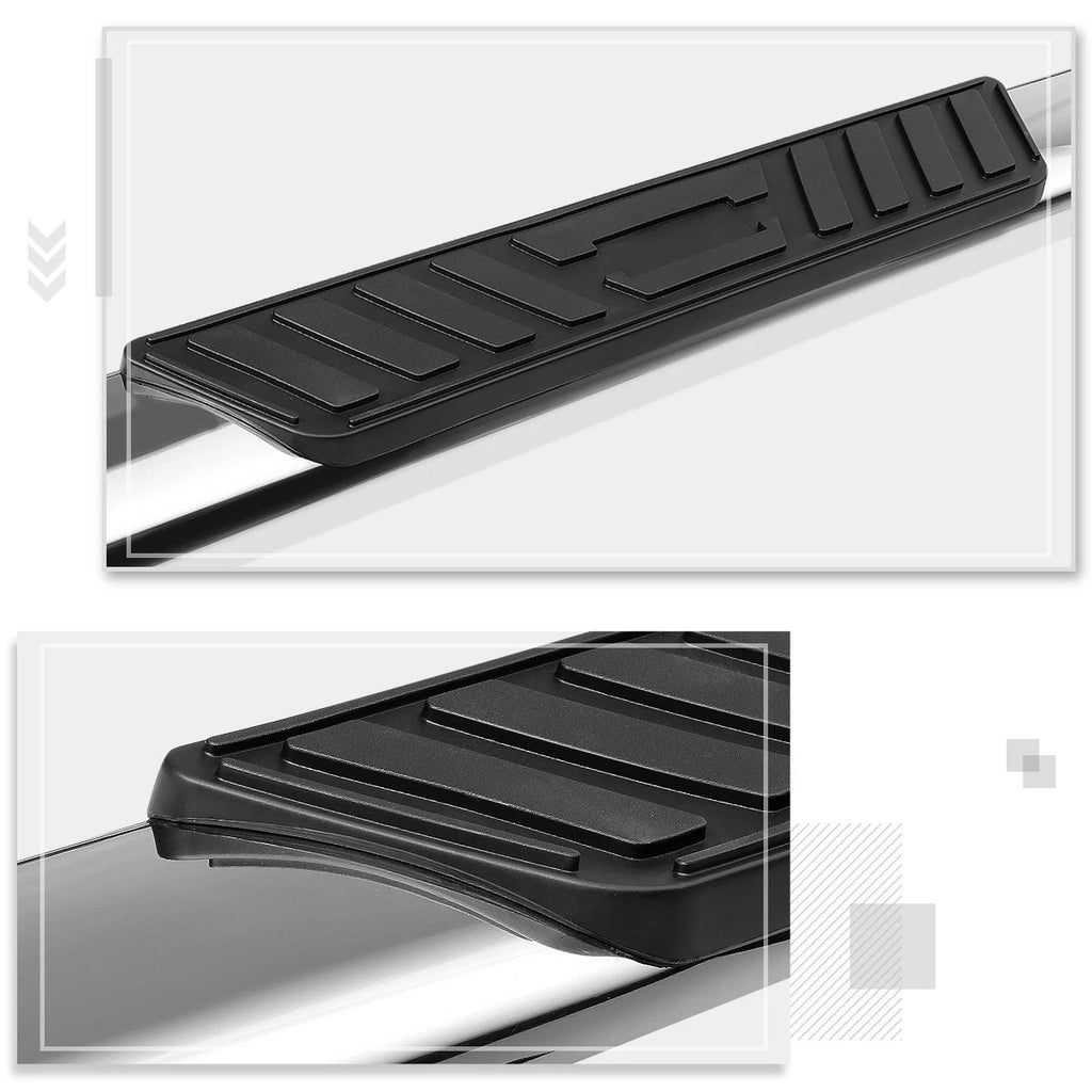 Set of 2 Chrome 5" Oval Side Step Nerf Bars for RAM 1500 (2019–2020)