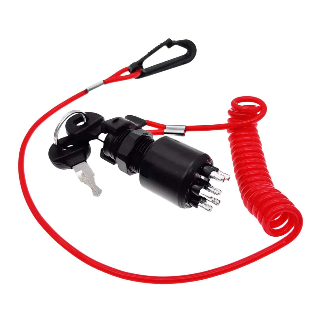 Ignition Switch with Key for OMC Johnson Evinrude (5005801)