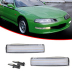2X Clear Switchback LED Turn Signal Lights for Honda Prelude (1992–1996)