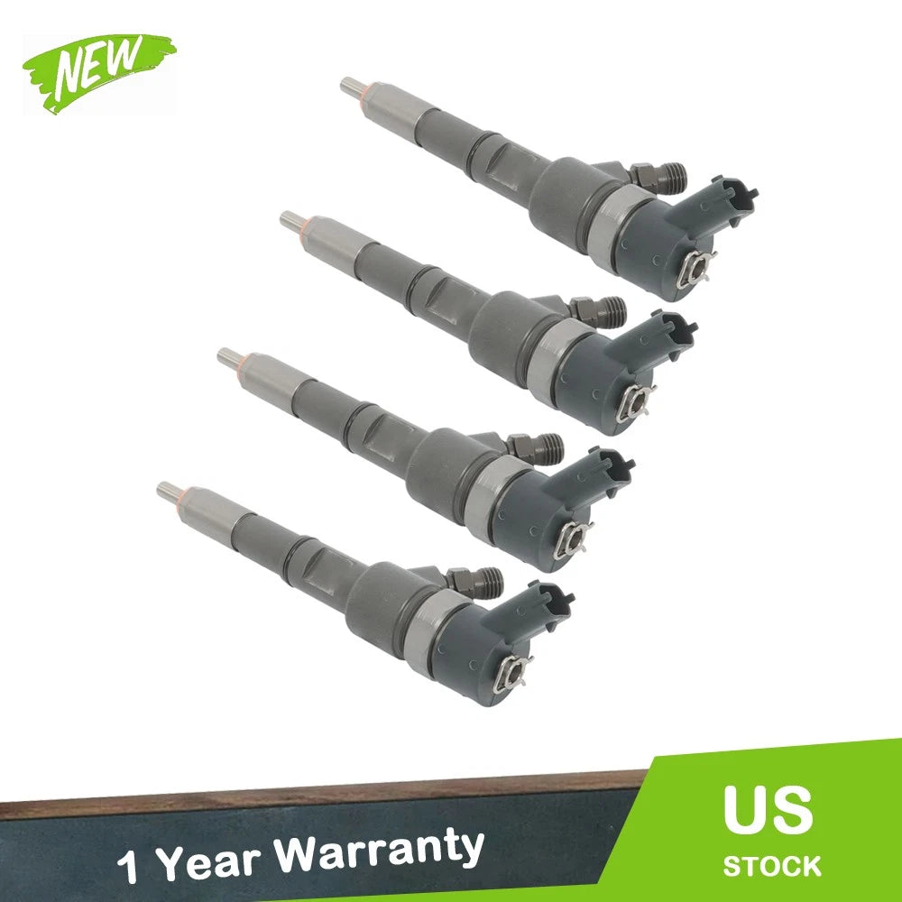 Set of 4 Fuel Injectors for TCD3.6 L4 Diesel Engine