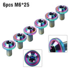6X M6x25mm Alloy Torx Head Screws for Bike Motorcycle