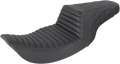 SADDLEMEN Step-Up Seat for Harley Davidson (2014–2023) - Black Tuck-n-Roll