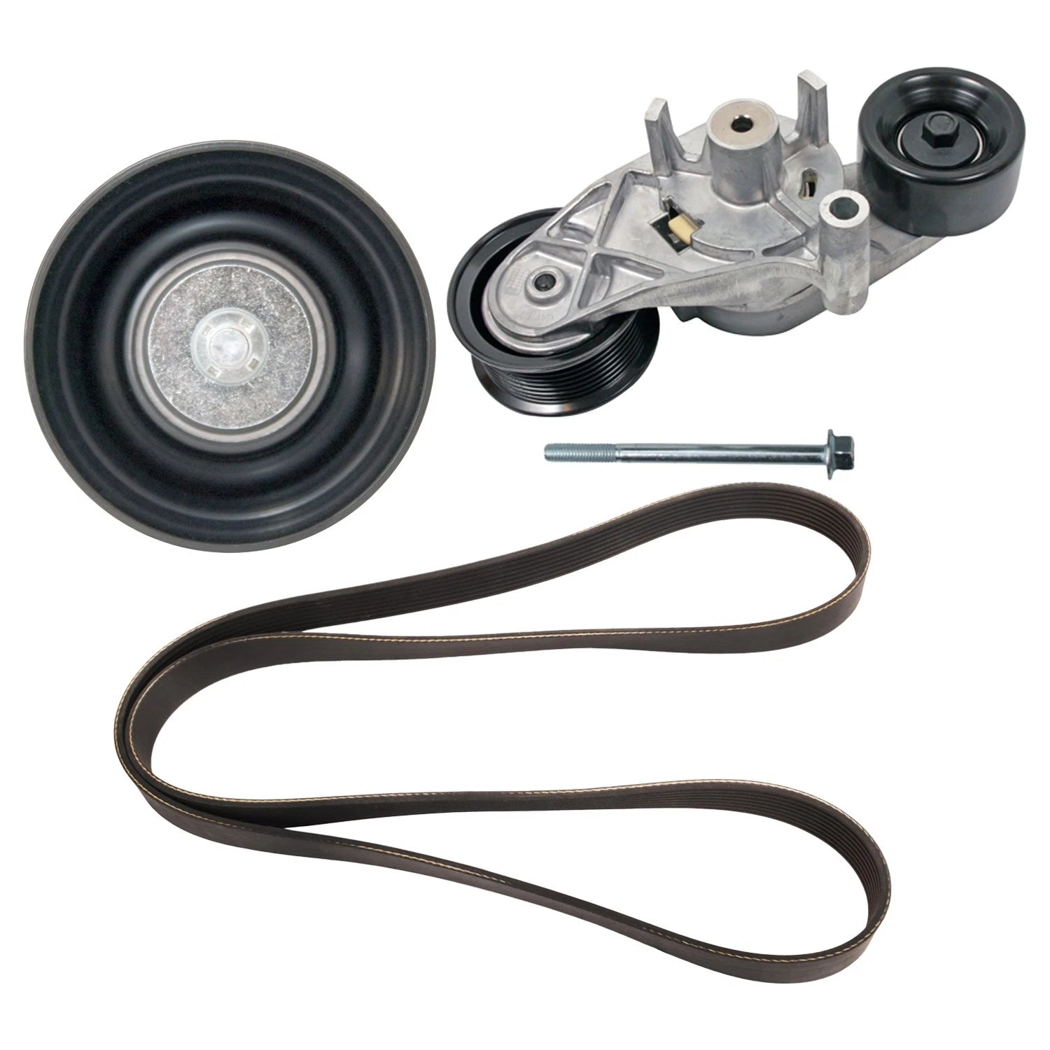 Drive Belt Pulley Tensioner Kit for F-250 F-350 Super Duty 6.0L V8 (2003–2007)