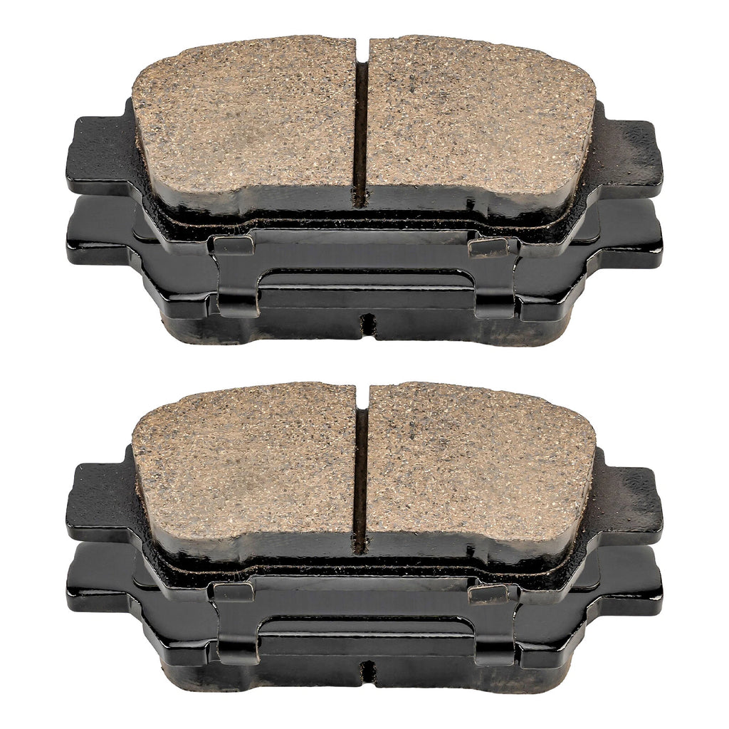 Ceramic Rear Brake Pads for Toyota Sienna 2004–2010 (3.3L 3.5L)
