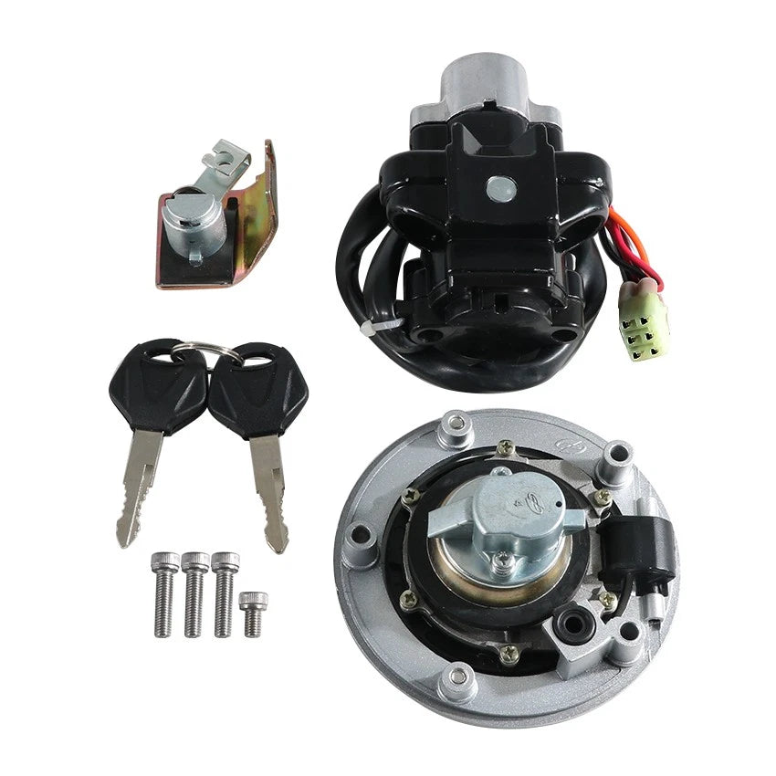 Ignition Key Switch & Fuel Tank Cap Set for Suzuki GSX1250F Bandit 1250 (2008–2011)