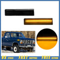 Amber LED Marker Lights for Ford Bronco F150 F250 F350 (1980–1986)