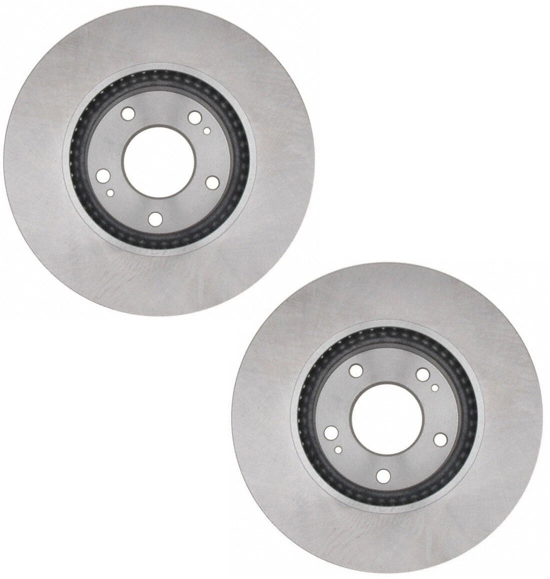 Set of 2 Front Disc Brake Rotors 300mm ACDelco for Kia Forte5 (2014–2018)