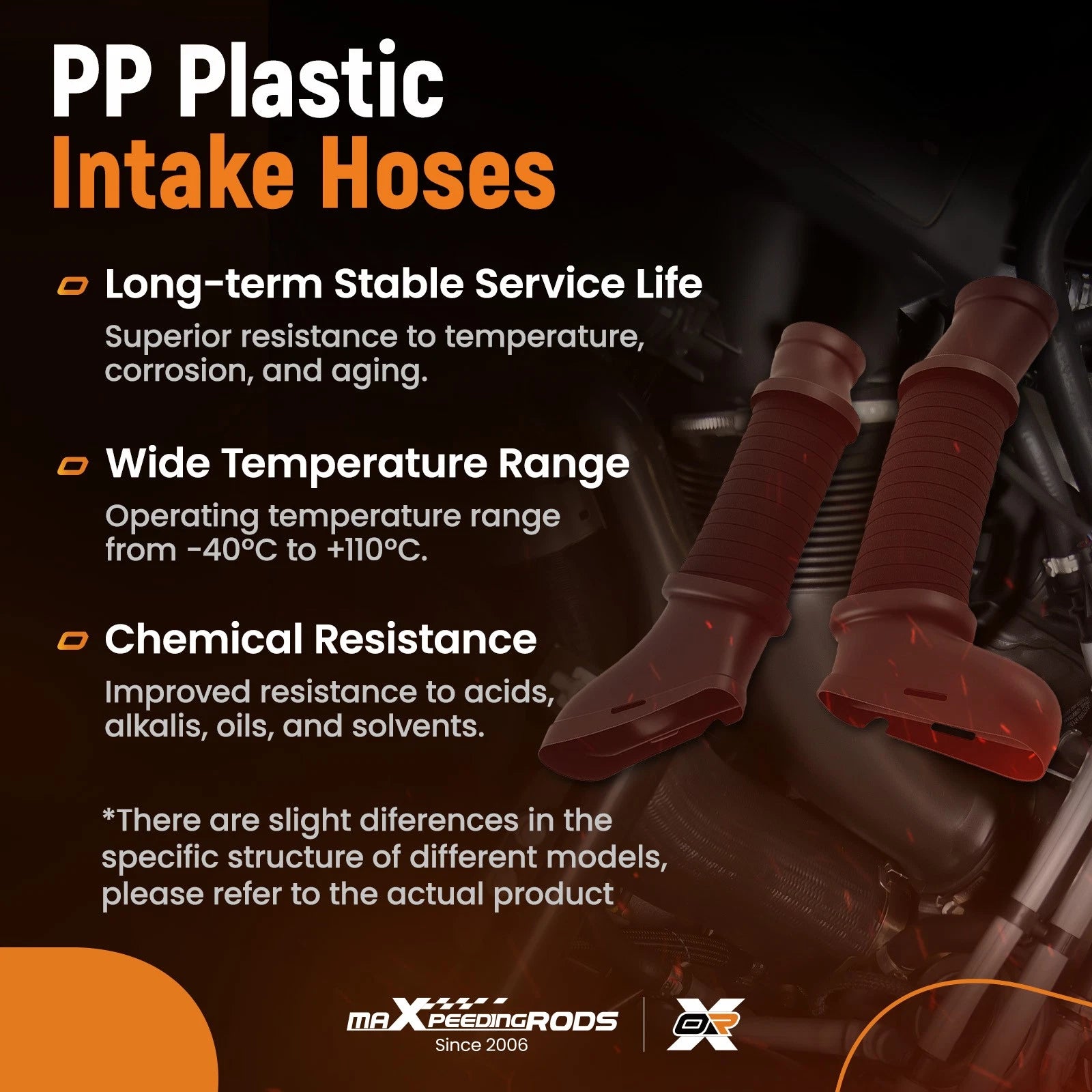 Air Intake Pipe Hose Pair for Mercedes-Benz CLS63 E63 AMG S (2012–2017)