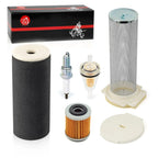 Air Filter Kit End Cap Oil Filter Spark Plug for Yamaha Raptor 350 (2004–2013)