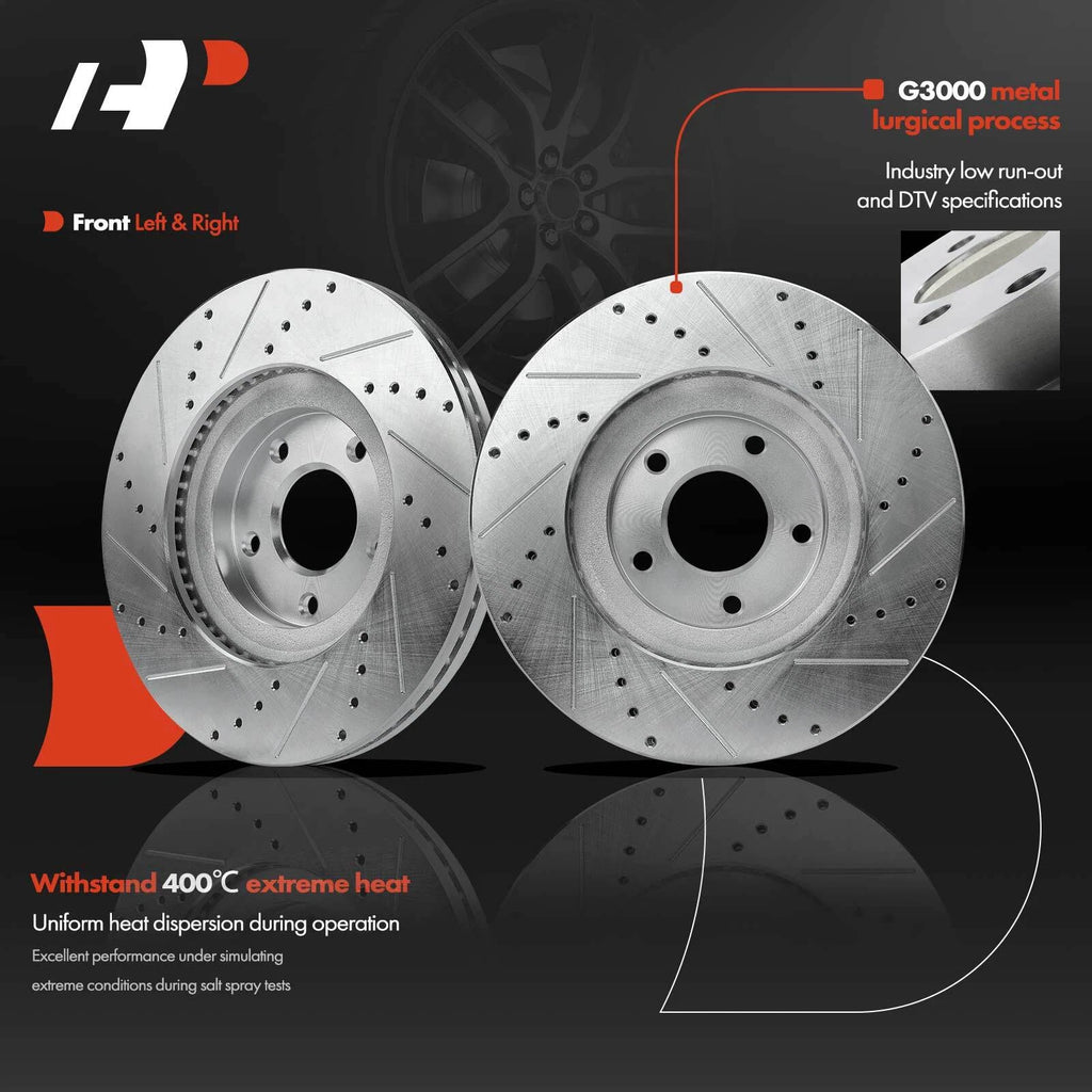 Front Drilled Brake Rotors for Nissan Altima (2005-2006)