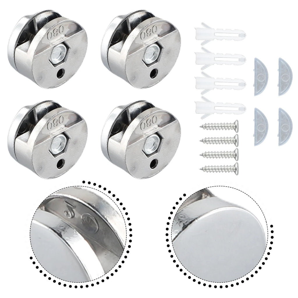 Set of 4 Mirror Clips for Dressing Tables (No Drilling Required)