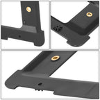 Matte Black Rear License Plate Mounting Bracket for BMW 3/4/5 Series (2006–2024)