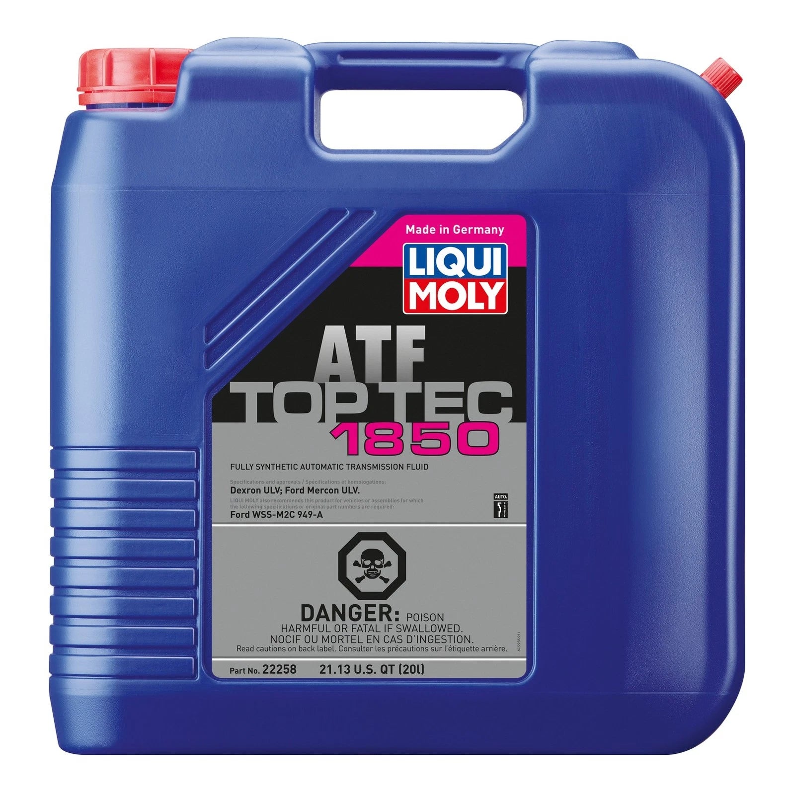 Liqui Moly 22258 Automatic Transmission Fluid for Top Tec ATF 1850 (20 L)