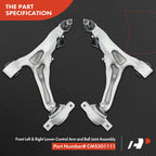 2X Control Arm with Ball Joint Front Lower for Nissan 370Z (2009–2020)