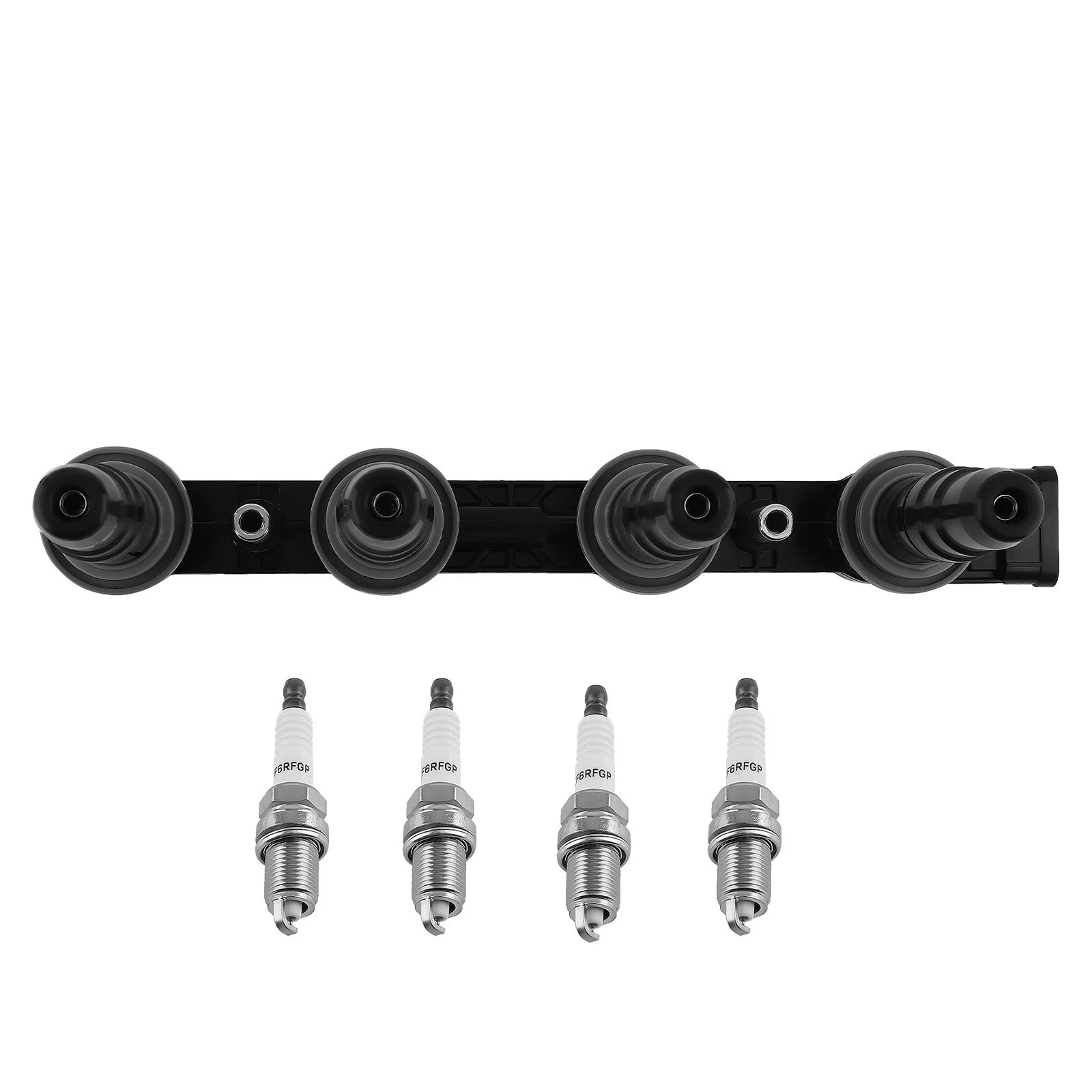 Ignition Coil + Spark Plugs Set for Chevrolet Aveo (2004–2011)
