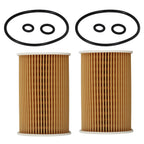 2X Oil Filter for Volkswagen Passat 2.0L I4 Diesel (2012–2014)
