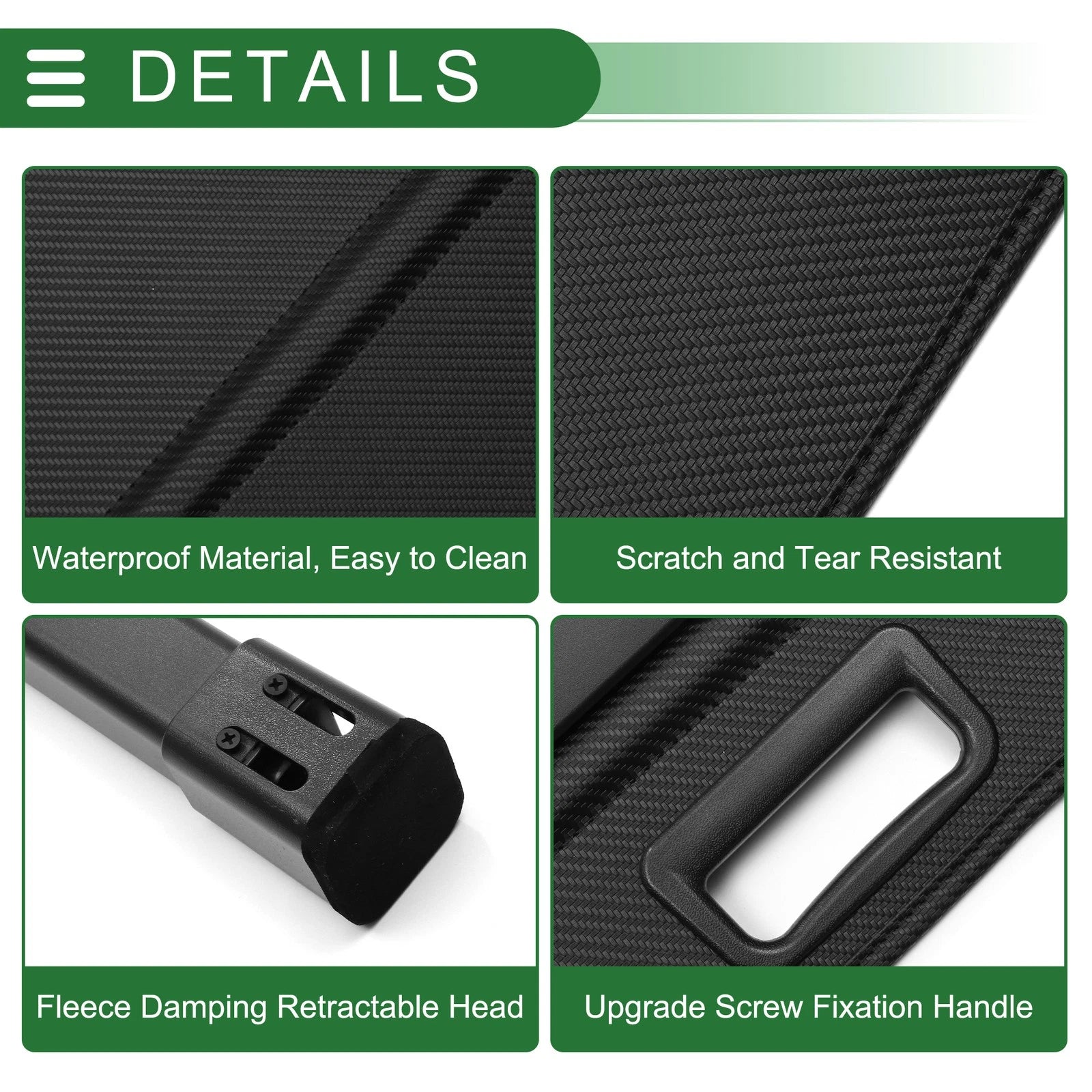 Retractable Cargo Cover for Lexus GX550 (2023–2023) Black Carbon Fiber