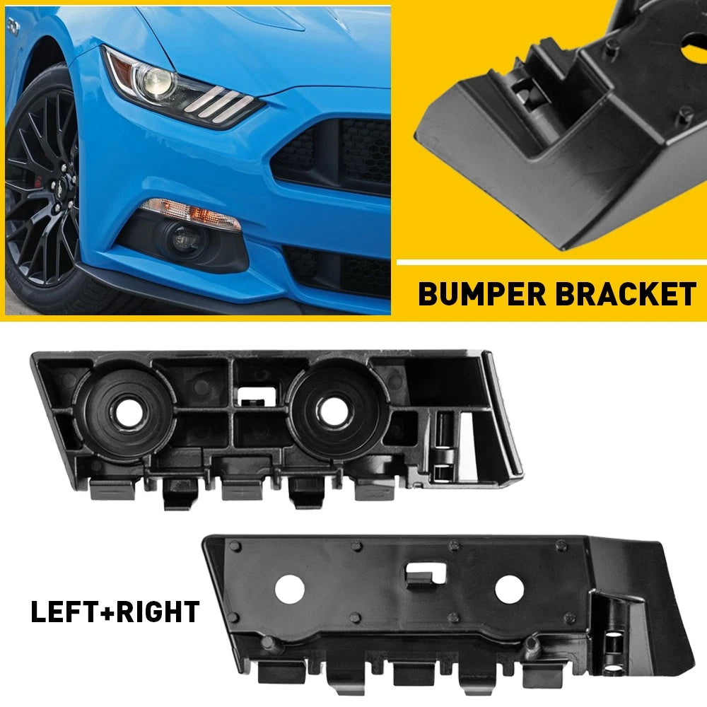 Bumper Bracket Set for Ford Mustang (2015–2017) Steel Side Support
