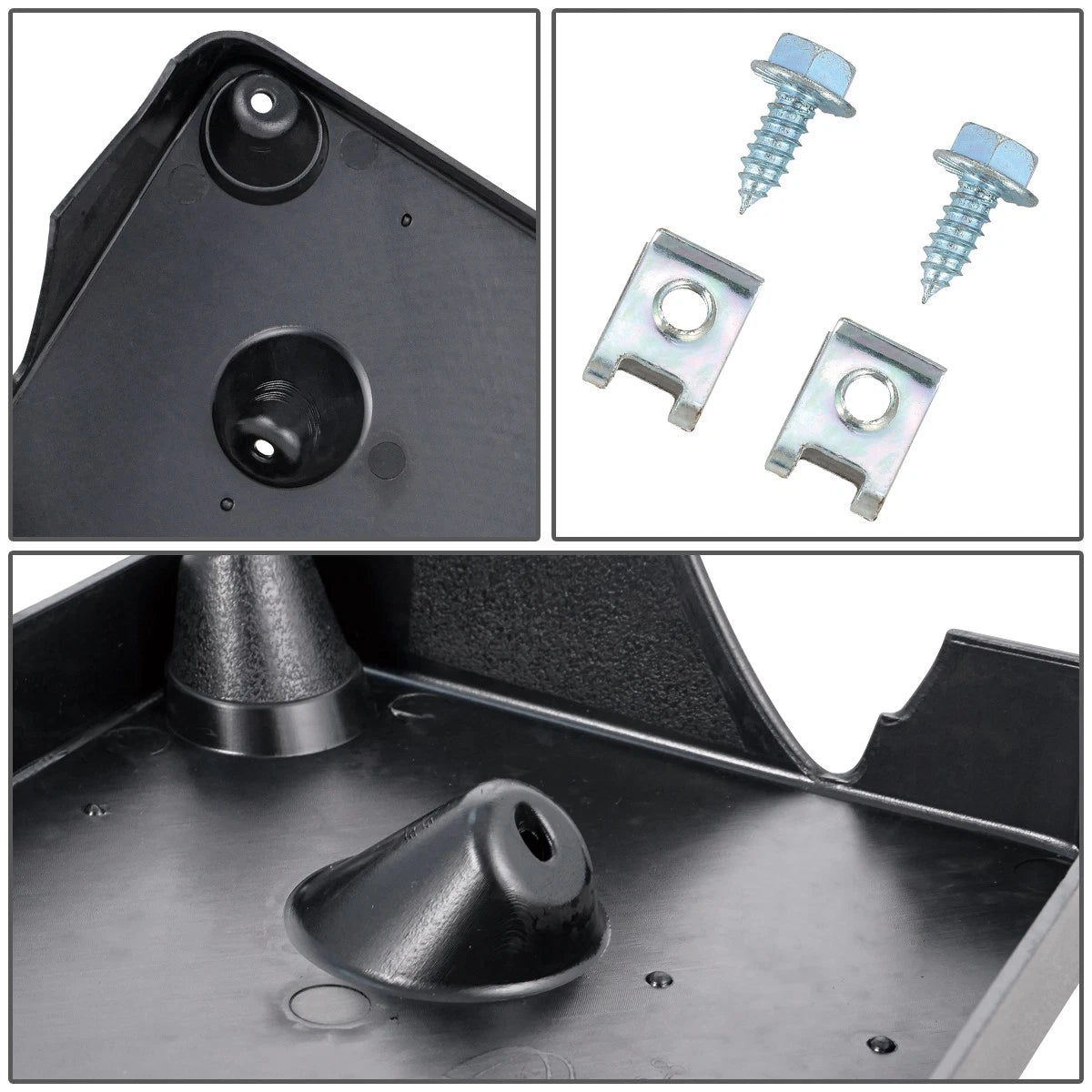 Front Bumper License Plate Mounting Bracket for Mercedes GLC63 AMG (2020–2021)