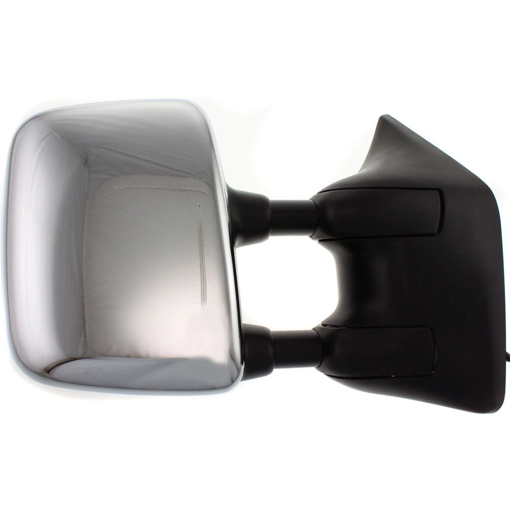 Set of 2 Power Mirrors for Nissan Titan (2004–2005) Heated Chrome Towing