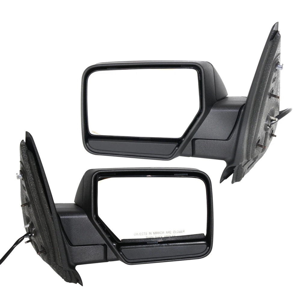Set of 2 Manual Folding Mirrors for Ford Expedition (2007–2017) Textured Black