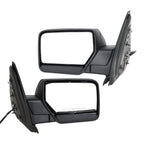 Set of 2 Manual Folding Mirrors for Ford Expedition (2007–2017) Textured Black