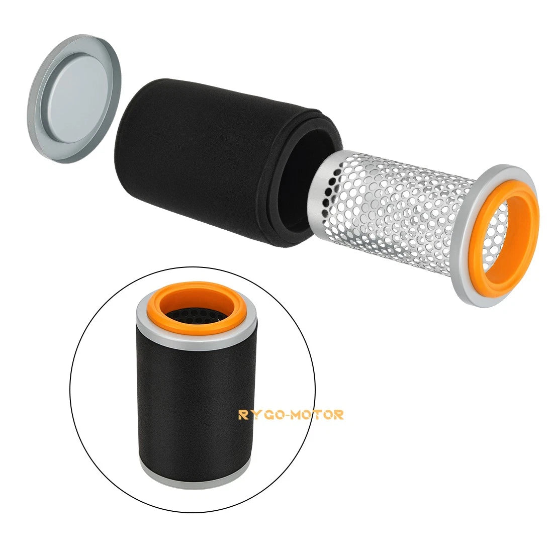 Air Filter & Cage Guide Kit for Yamaha Grizzly 350/400/450, Bruin 350, Kodiak 400 (2000–2023)