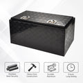36" x 17" x 18" Black Aluminum Tool Box for Pickup Truck (Fits )