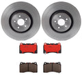 Brembo Front Brake Kit with Ceramic Pads & PVT Disc Rotors for Subaru Impreza WRX STI (2008–2014)