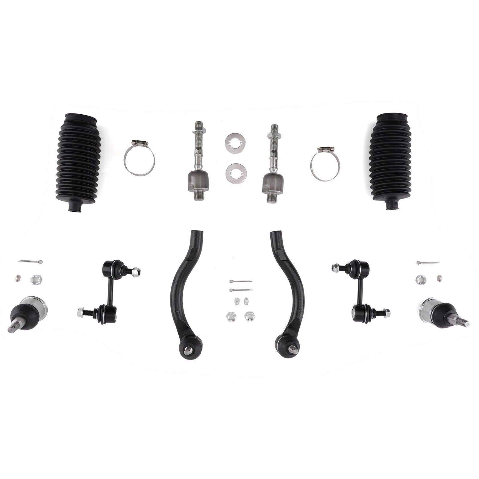10x Front Tie Rod Ends & Sway Bar Links for Honda Accord (2003–2007)