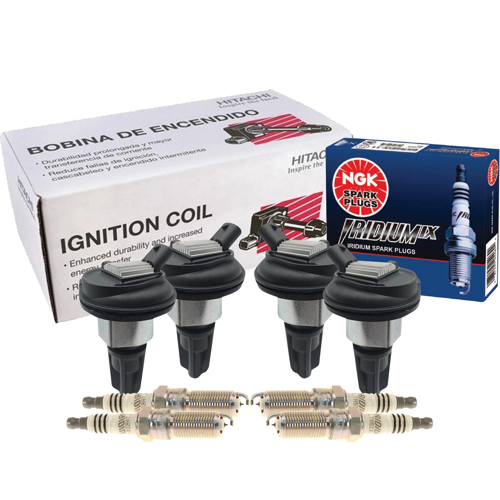 Set of 4 Ignition Coils & 4 NGK Iridium IX Spark Plugs for Chevy GMC 2.8 L4