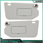Set of 2 Sun Visors W/Lamp for Infiniti JX35 QX60 Pathfinder (2013–2015) 96401-9PB0A