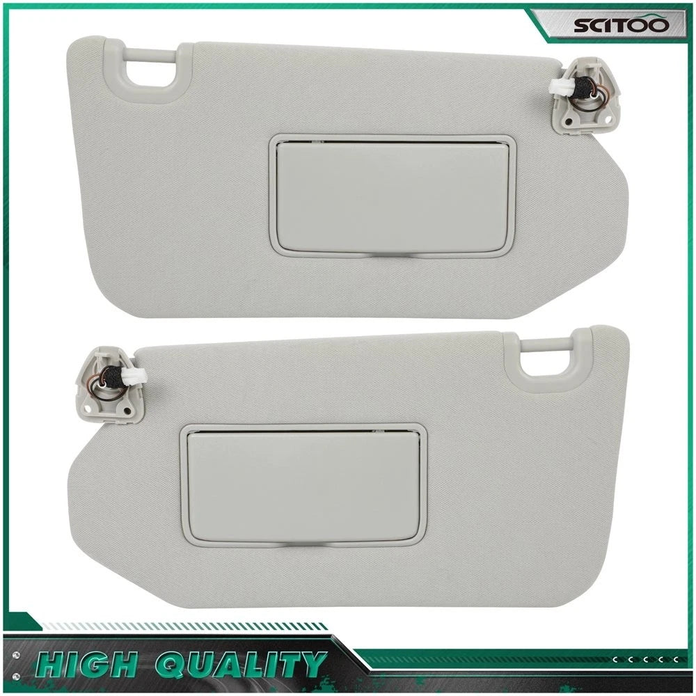 Set of 2 Sun Visors W/Lamp for Infiniti JX35 QX60 Pathfinder (2013–2015) 96401-9PB0A