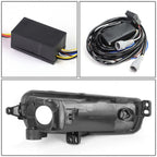 LED DRL Turn Signal Fog Light Lamps Black Bezel for Ford Focus (2015–2018)