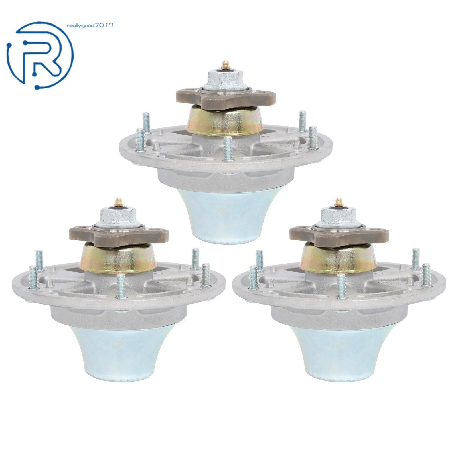 Set of 3 Spindle Assemblies for John Deere 48-72 Inch Mowers 