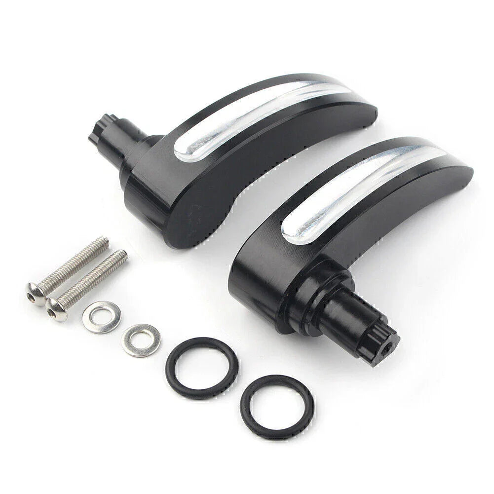 Black Saddlebag Lid Lifter for Harley Touring Road King (2014-2018)