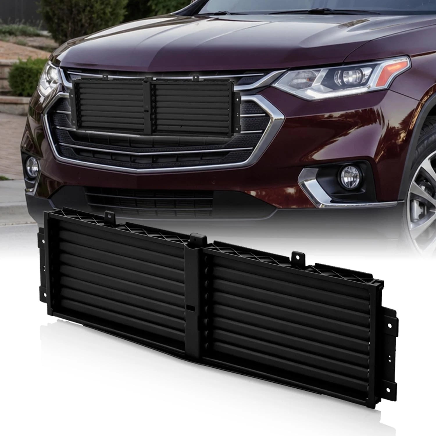 Upper Active Grille Shutter Assembly with Motor for Chevrolet Traverse (2018–2021)