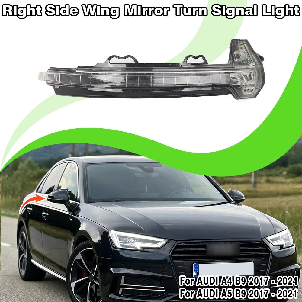 Right Side Mirror Blinker Turn Signal Light for Audi A4 B9 (2017–2024) 8W0949102
