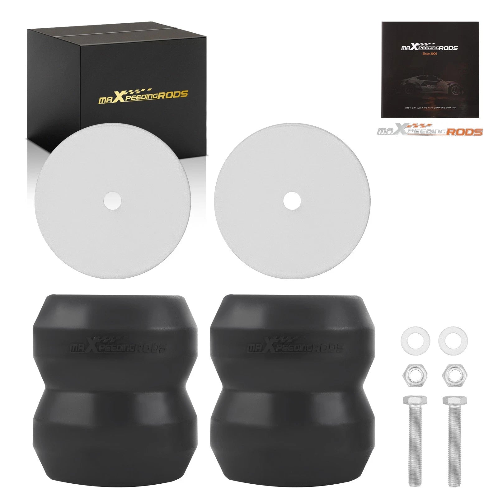 Rear Suspension Helper Spring Kit for Chevrolet Silverado GMC Sierra 1500 (1999–2019)