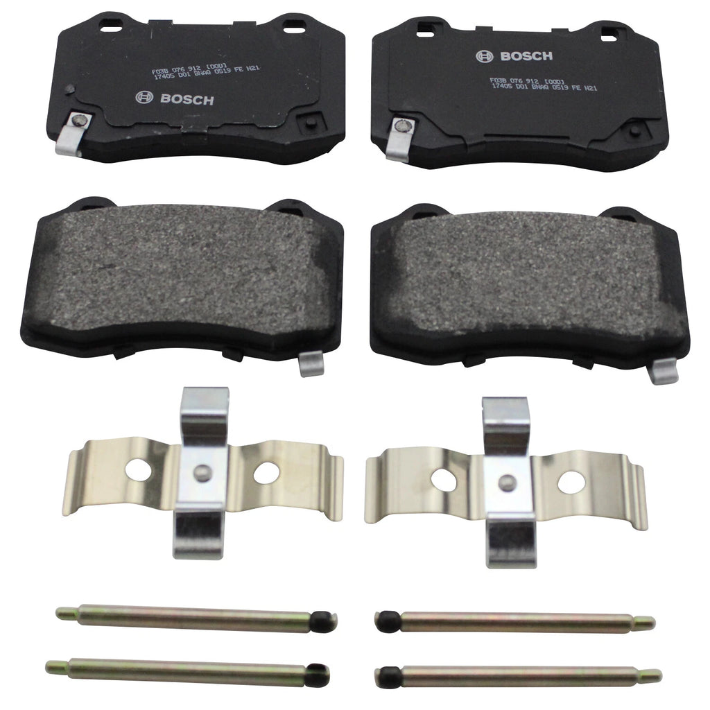 Set of 4 Bosch QuietCast Rear Semi-Metallic Brake Pads for CTS Camaro 300 Charger F430