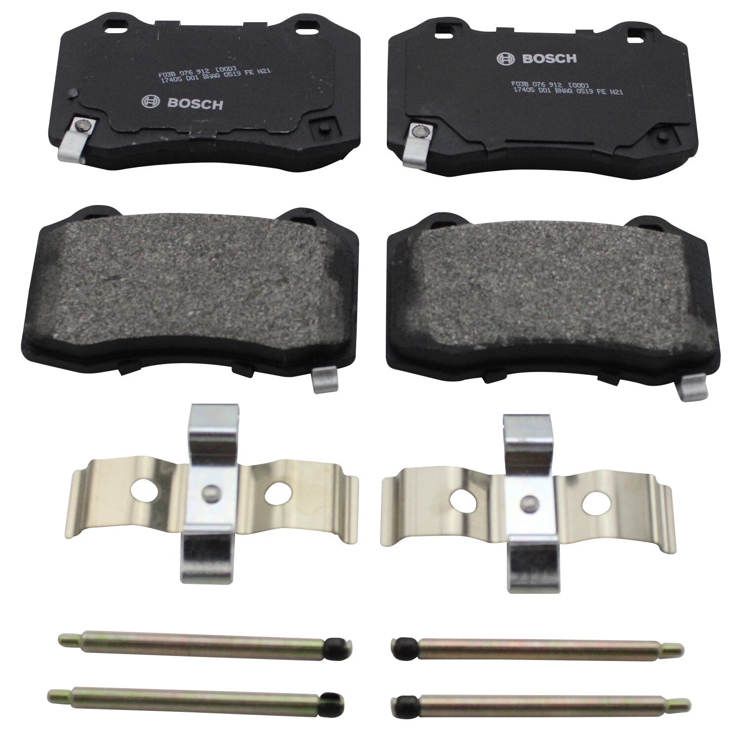 Set of 4 Bosch QuietCast Rear Semi-Metallic Brake Pads for CTS Camaro 300 Charger F430