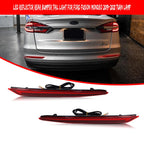 Red LED Rear Bumper Reflector Lights for Ford Fusion (2019–2022)
