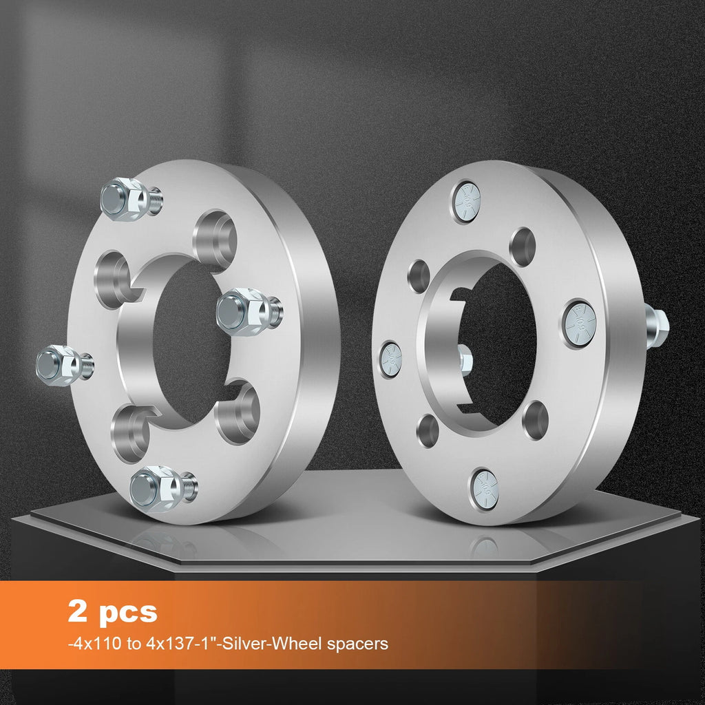 2X Wheel Adapters 4x110 to 4x137 for Honda FourTrax Foreman Rancher