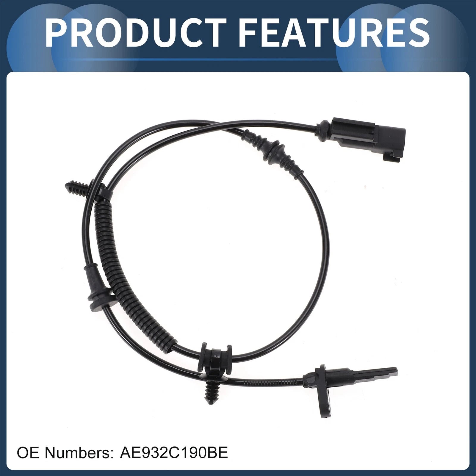 ABS Wheel Speed Sensor No.AE932C190BE for Ford Flex (2010–2019) Rear