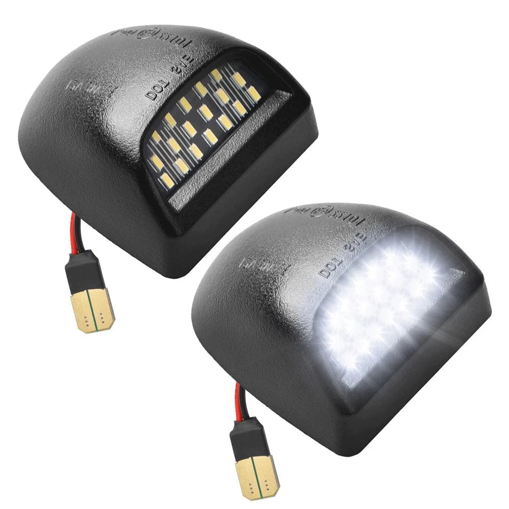 2X LED License Plate Light Kit for GMC Sierra 1500 2500 3500 (2014–2023)